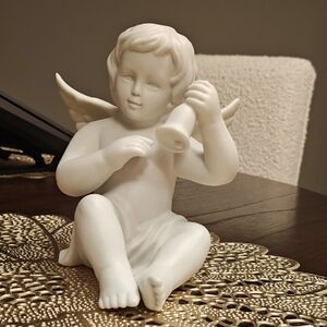 Rosenthal White Matte Cherub Angel Figurine